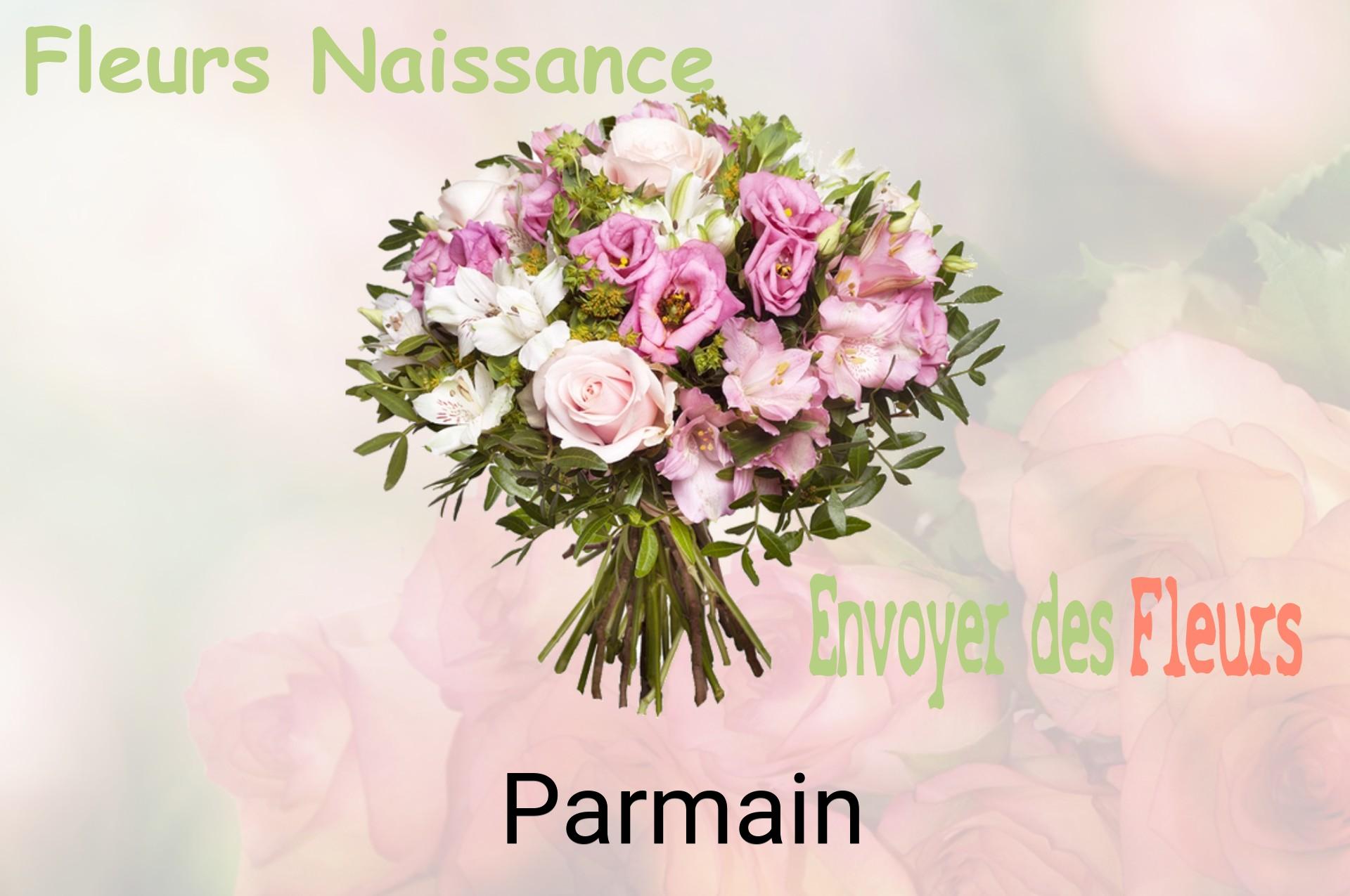 Bouquet de fleurs de naissance livré à Parmain